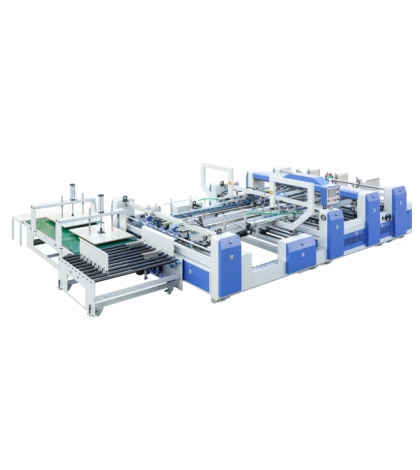 2000型3工位四伺服高速双片粘箱机